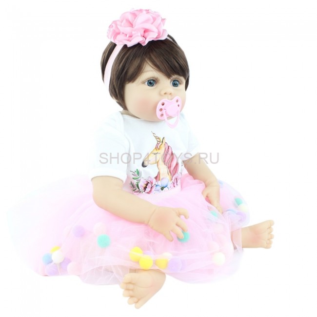 Реборн Ксюша силиконовая девочка