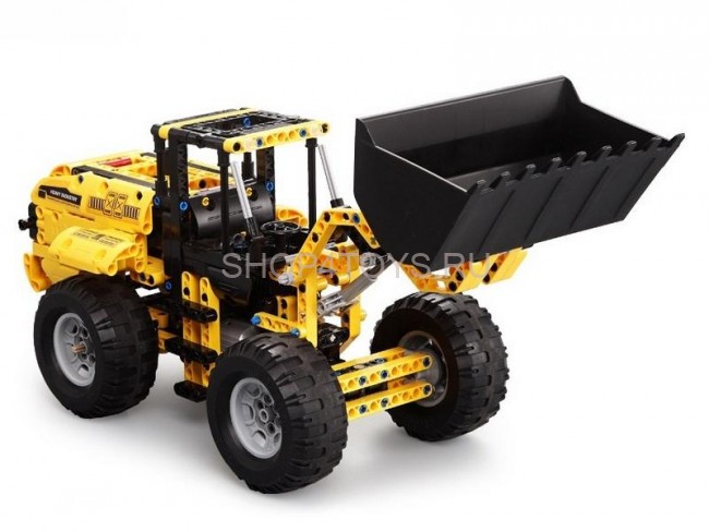 Конструктор CADA deTech радиоуправляемый колесный погрузчик (491 деталь) - C51058W