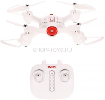 Радиоуправляемый квадрокоптер Syma X23 White 6-AXIS RTF 2.4G - X23-WHITE Радиоуправляемый квадрокоптер Syma X23 White 6-AXIS RTF 2.4G - X23-WHITE