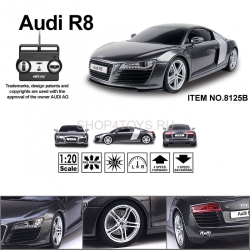 Радиоуправляемый автомобиль MJX Audi R8 1:20 - 8125B Радиоуправляемый автомобиль MJX Audi R8 1:20 - 8125B