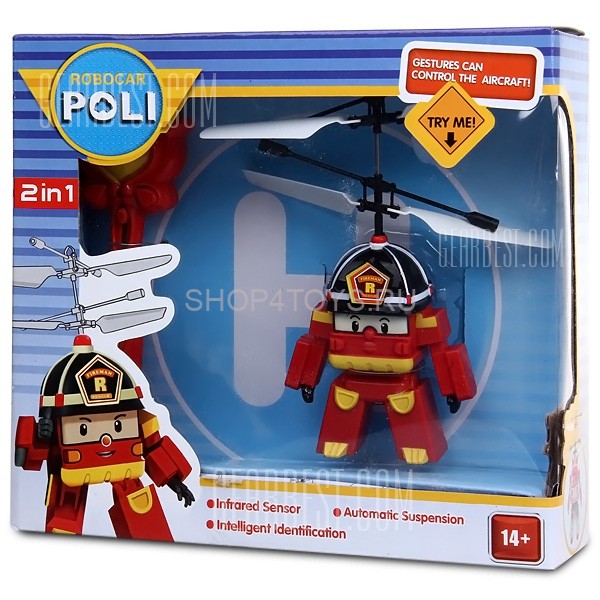 Радиоуправляемая игрушка - вертолет RoboCar Поли - 7018-518-B
