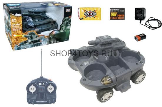 Радиоуправляемый танк-амфибия стреляющий шариками - 24883 Радиоуправляемый танк-амфибия стреляющий шариками - 24883