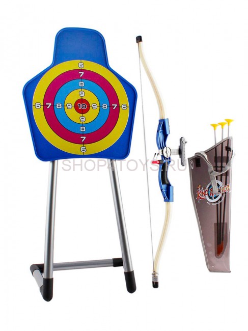 Набор стрельба по мишени Спортивные игры (лук со стрелами и мишель) - 9922-21 Набор стрельба по мишени Спортивные игры (лук со стрелами и мишель) - 9922-21