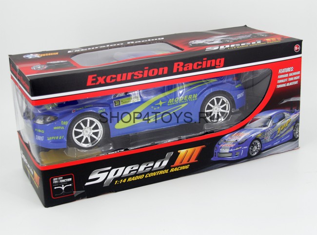 Радиоуправляемый автомобиль для дрифта Subaru Impreza WRC GT Blue 1:14 - 828-1-B