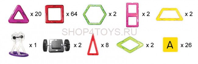 Магнитный 3D конструктор Магникон MK-118 Магнитный 3D конструктор Магникон MK-118