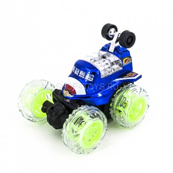 Радиоуправляемая трюковая синяя машинка-перевертыш - RD650-B Радиоуправляемая трюковая синяя машинка-перевертыш - RD650-B