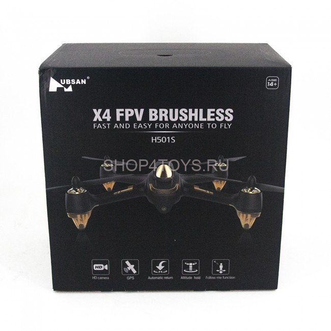 Радиоуправляемый квадрокоптер Hubsan X4 H501S White GPS FPV RTF 2.4G - H501S Радиоуправляемый квадрокоптер Hubsan X4 H501S White GPS FPV RTF 2.4G - H501S