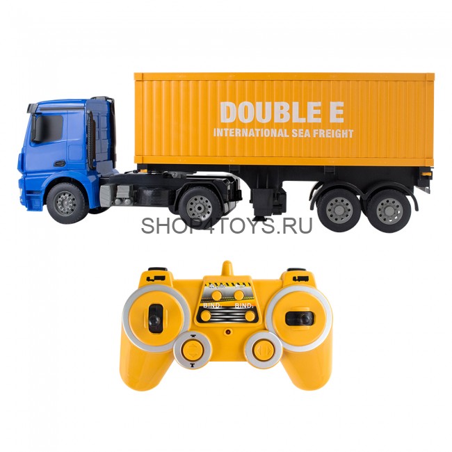 Радиоуправляемый контейнеровоз Double E Mercedes-Benz Arocs 1:20 2.4G - E564-003 Радиоуправляемый контейнеровоз Double E Mercedes-Benz Arocs 1:20 2.4G - E564-003