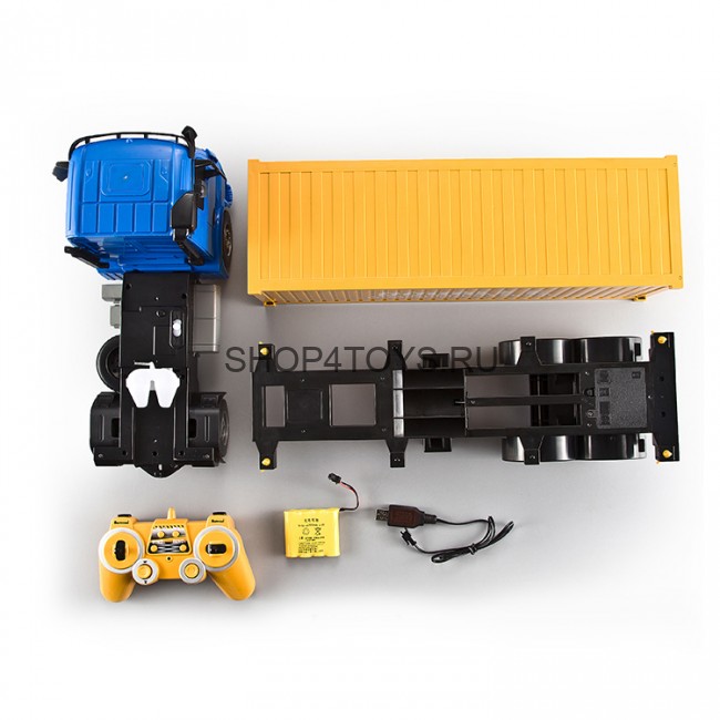 Радиоуправляемый контейнеровоз Double E Mercedes-Benz Arocs 1:20 2.4G - E564-003 Радиоуправляемый контейнеровоз Double E Mercedes-Benz Arocs 1:20 2.4G - E564-003