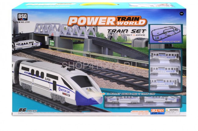 Железная дорога (скоростной поезд, разводной мост, длина 914 см) - BSQ-2181 Железная дорога (скоростной поезд, разводной мост, длина 914 см) - BSQ-2181