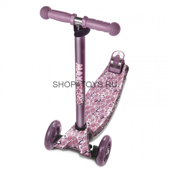 Самокат Maxiscoo Junior Трехколесный Детский с Рисунком Сакура - MSC-J101710 Самокат Maxiscoo Junior Трехколесный Детский с Рисунком Сакура - MSC-J101710