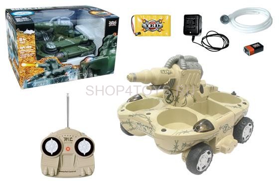Радиоуправляемый танк-амфибия стреляющий водой - 24883A Радиоуправляемый танк-амфибия стреляющий водой - 24883A