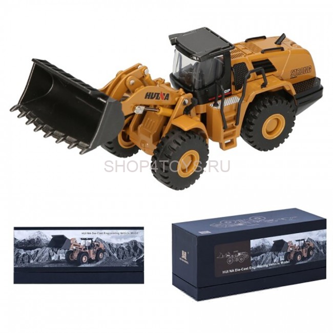 Металлический бульдозер-погрузчик HuiNa Toys 1:50 - HN1714-2 Металлический бульдозер-погрузчик HuiNa Toys 1:50 - HN1714-2