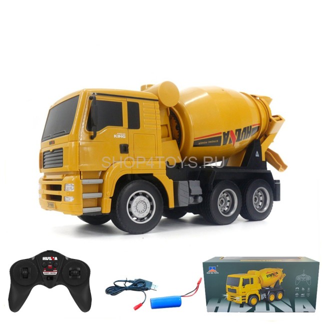 Радиоуправляемая бетономешалка HUI NA TOYS масштаб 1:18 2.4G - HN1338 Радиоуправляемая бетономешалка HUI NA TOYS масштаб 1:18 2.4G - HN1338