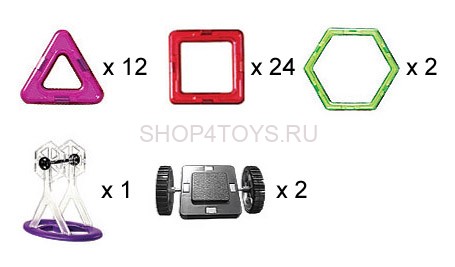Магнитный 3D конструктор Магникон MK-48 Магнитный 3D конструктор Магникон MK-48