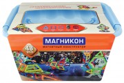Магнитный 3D конструктор Магникон MK-48