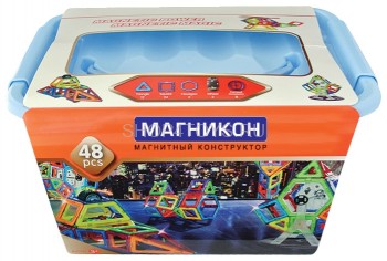 Магнитный 3D конструктор Магникон MK-48 Магнитный 3D конструктор Магникон MK-48
