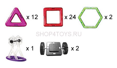 Магнитный 3D конструктор Магникон MK-48 Магнитный 3D конструктор Магникон MK-48