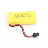 Аккумулятор Ni-Cd 4.8V 350 mAh 2/3AA разъем YP - NICD-48T-350-YP