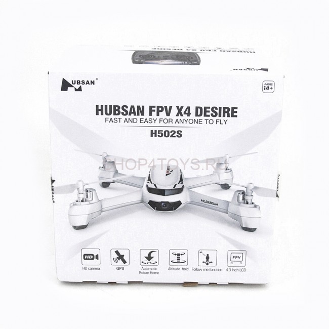 Радиоуправляемый квадрокоптер Hubsan X4 H502S GPS FPV RTF 2.4G - H502S Радиоуправляемый квадрокоптер Hubsan X4 H502S GPS FPV RTF 2.4G - H502S