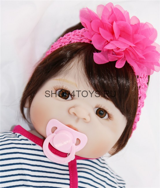 Реборн с силиконовым телом Клавдия