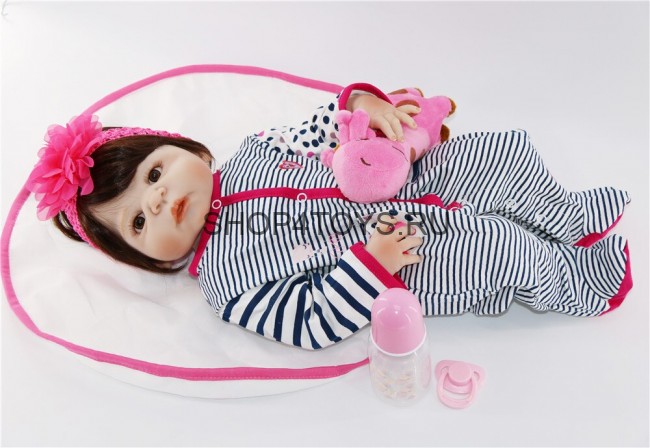 Реборн с силиконовым телом Клавдия