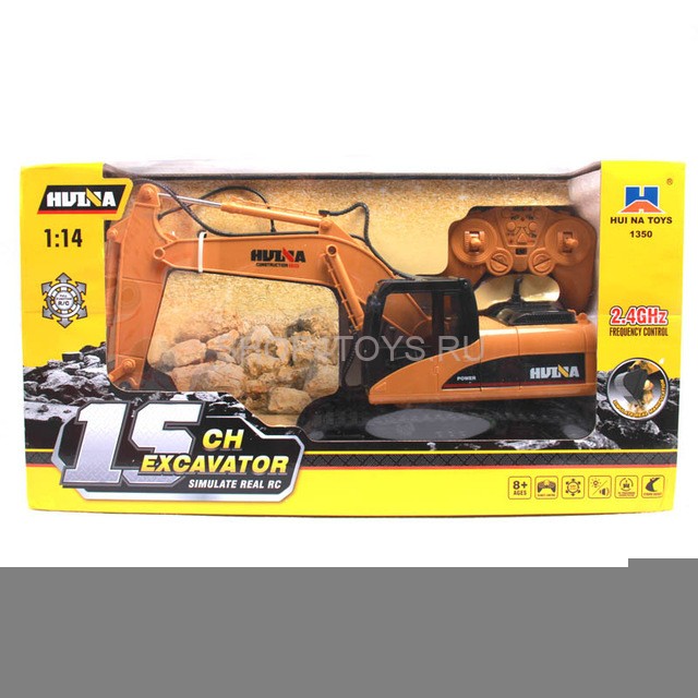 Радиоуправляемый экскаватор HUI NA TOYS масштаб 1:14 2.4G - HN1350 Радиоуправляемый экскаватор HUI NA TOYS масштаб 1:14 2.4G - HN1350
