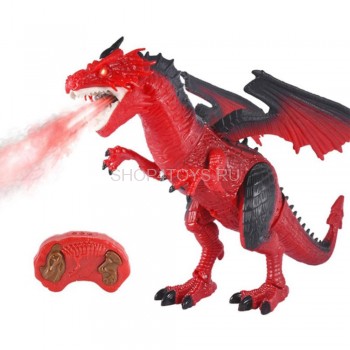 Радиоуправляемый красный дракон (дышит паром) - RS6159A Радиоуправляемый красный дракон (дышит паром) - RS6159A