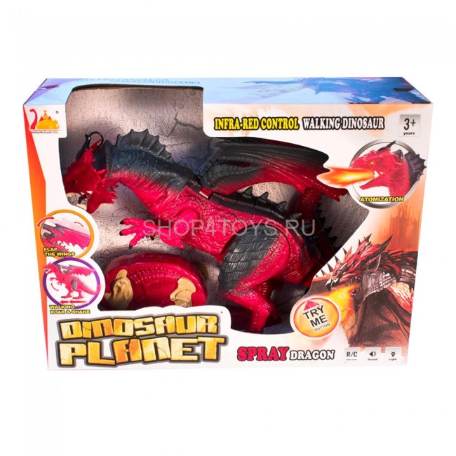 Радиоуправляемый красный дракон (дышит паром) - RS6159A Радиоуправляемый красный дракон (дышит паром) - RS6159A