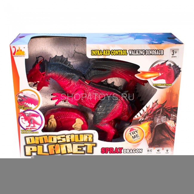 Радиоуправляемый красный дракон (дышит паром) - RS6159A Радиоуправляемый красный дракон (дышит паром) - RS6159A