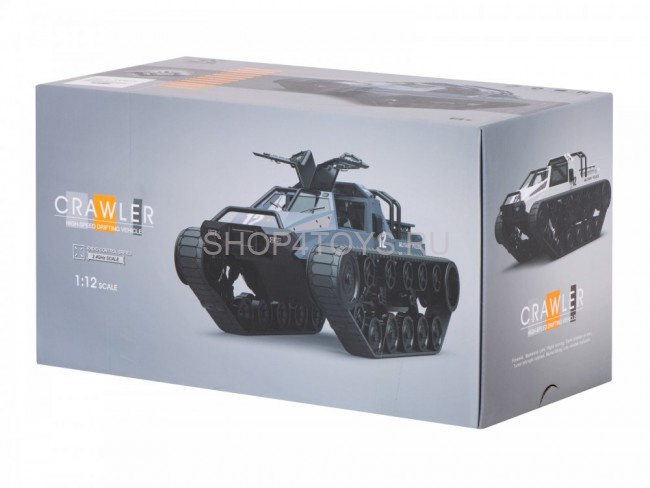 Радиоуправляемый гусеничный серый вездеход 1:12 2.4G - G2061 Радиоуправляемый гусеничный серый вездеход 1:12 2.4G - G2061