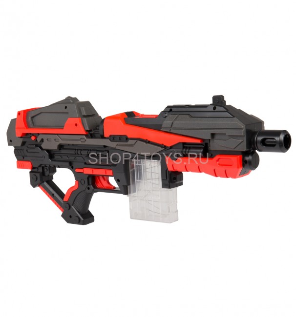 Автоматический бластер Автомат с обоймой на 10 мягких патронов - FJ821 Автоматический бластер Автомат с обоймой на 10 мягких патронов - FJ821