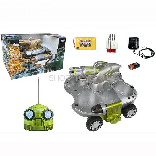 Радиоуправляемый танк-амфибия стреляющий присосками - 24883B Радиоуправляемый танк-амфибия стреляющий присосками - 24883B