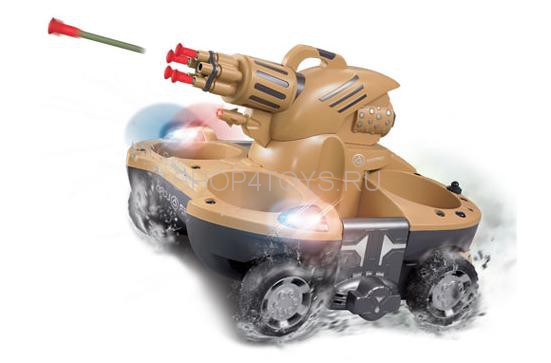 Радиоуправляемый танк-амфибия стреляющий присосками - 24883B Радиоуправляемый танк-амфибия стреляющий присосками - 24883B