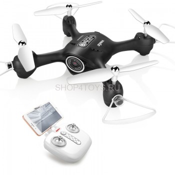 Радиоуправляемый квадрокоптер SYMA X23W BLACK с Wi-Fi FPV камерой - SYMA-X23W-BLACK Радиоуправляемый квадрокоптер SYMA X23W BLACK с Wi-Fi FPV камерой - SYMA-X23W-BLACK