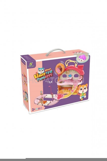 Набор игровой Fenfa "Город хомяков" Розовый Дом Лолы (2 хомяка, свет, звук) - 1619B Набор игровой Fenfa "Город хомяков" Розовый Дом Лолы (2 хомяка, свет, звук) - 1619B