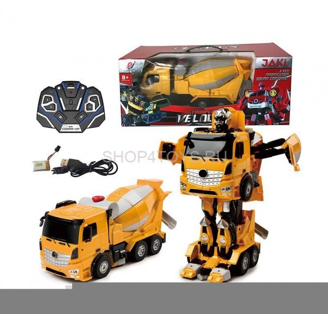 Радиоуправляемый трансформер JiaQi (бетономешалка - робот) - TT679 Радиоуправляемый трансформер JiaQi (бетономешалка - робот) - TT679