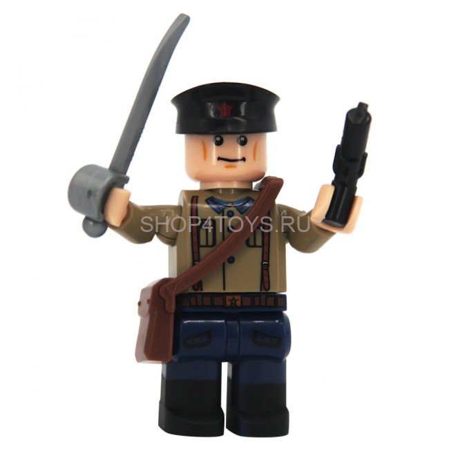 Конструктор Армия России - Минифигурка Солдатик - Солдаты красной армии - АР-01019 Конструктор Армия России - Минифигурка Солдатик - Солдаты красной армии - АР-01019