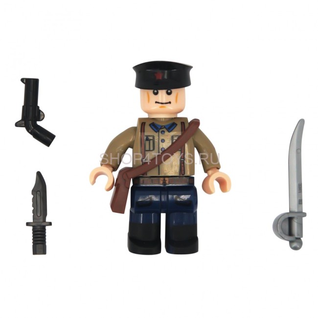 Конструктор Армия России - Минифигурка Солдатик - Солдаты красной армии - АР-01019 Конструктор Армия России - Минифигурка Солдатик - Солдаты красной армии - АР-01019
