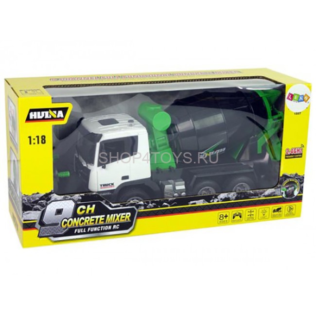 Радиоуправляемая бетономешалка HUI NA TOYS масштаб 1:18 2.4G - HN1557 Радиоуправляемая бетономешалка HUI NA TOYS масштаб 1:18 2.4G - HN1557
