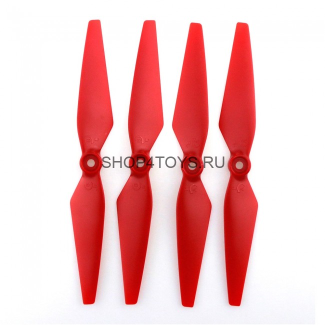 Запасные красные лопасти для квадрокоптера MJX B2 - B2W006