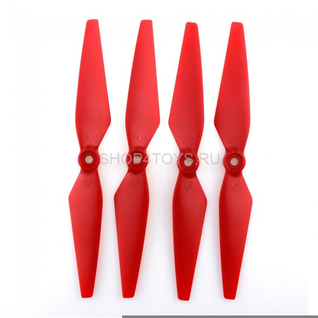 Запасные красные лопасти для квадрокоптера MJX B2 - B2W006