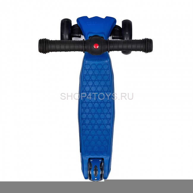 Самокат Maxiscoo Junior Delux Трехколесный Складной, светящиеся колеса, темно-синий - MSC-J091803D Самокат Maxiscoo Junior Delux Трехколесный Складной, светящиеся колеса, темно-синий - MSC-J091803D