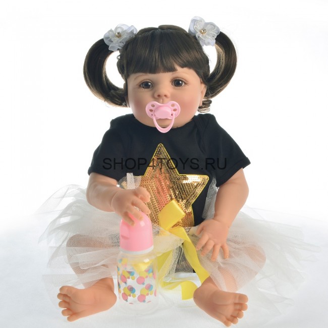 Реборн Ксюша с хвостиками