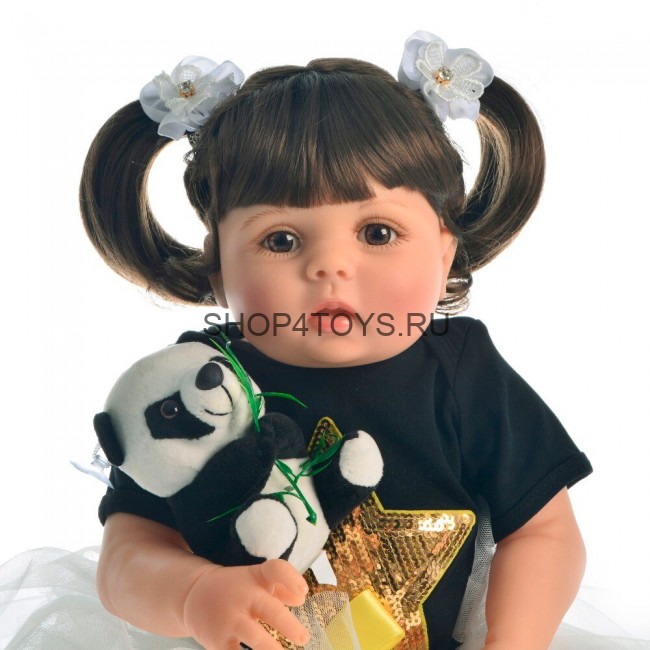 Реборн Ксюша с хвостиками