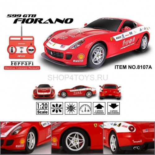 Радиоуправляемая машина MJX Ferrari 599 GTB Fiorano 1:20 - 8107A Радиоуправляемая машина MJX Ferrari 599 GTB Fiorano 1:20 - 8107A