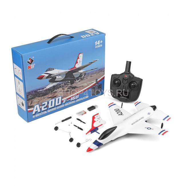 Радиоуправляемый самолет XK F-16B - XK-A200 Радиоуправляемый самолет XK F-16B - XK-A200