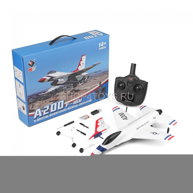 Радиоуправляемый самолет XK F-16B - XK-A200 Радиоуправляемый самолет XK F-16B - XK-A200
