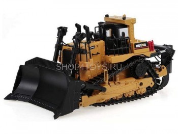 Металлический гусеничный бульдозер HuiNa Toys 1:50 - HN1700 Металлический гусеничный бульдозер HuiNa Toys 1:50 - HN1700