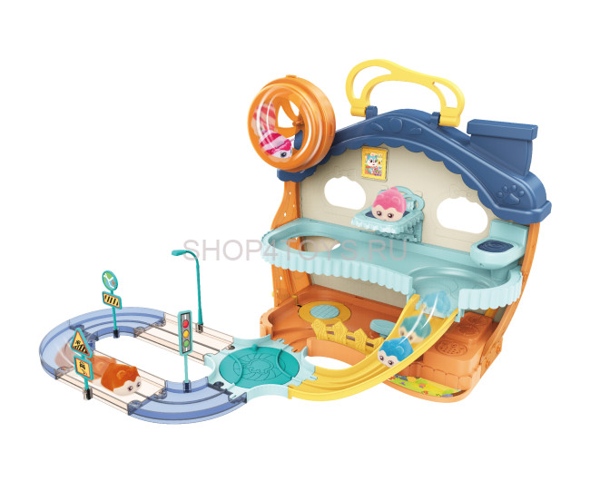 Набор игровой Fenfa "Город хомяков" Синий Дом Хомы (2 хомяка, свет, звук) - 1619A Набор игровой Fenfa "Город хомяков" Синий Дом Хомы (2 хомяка, свет, звук) - 1619A